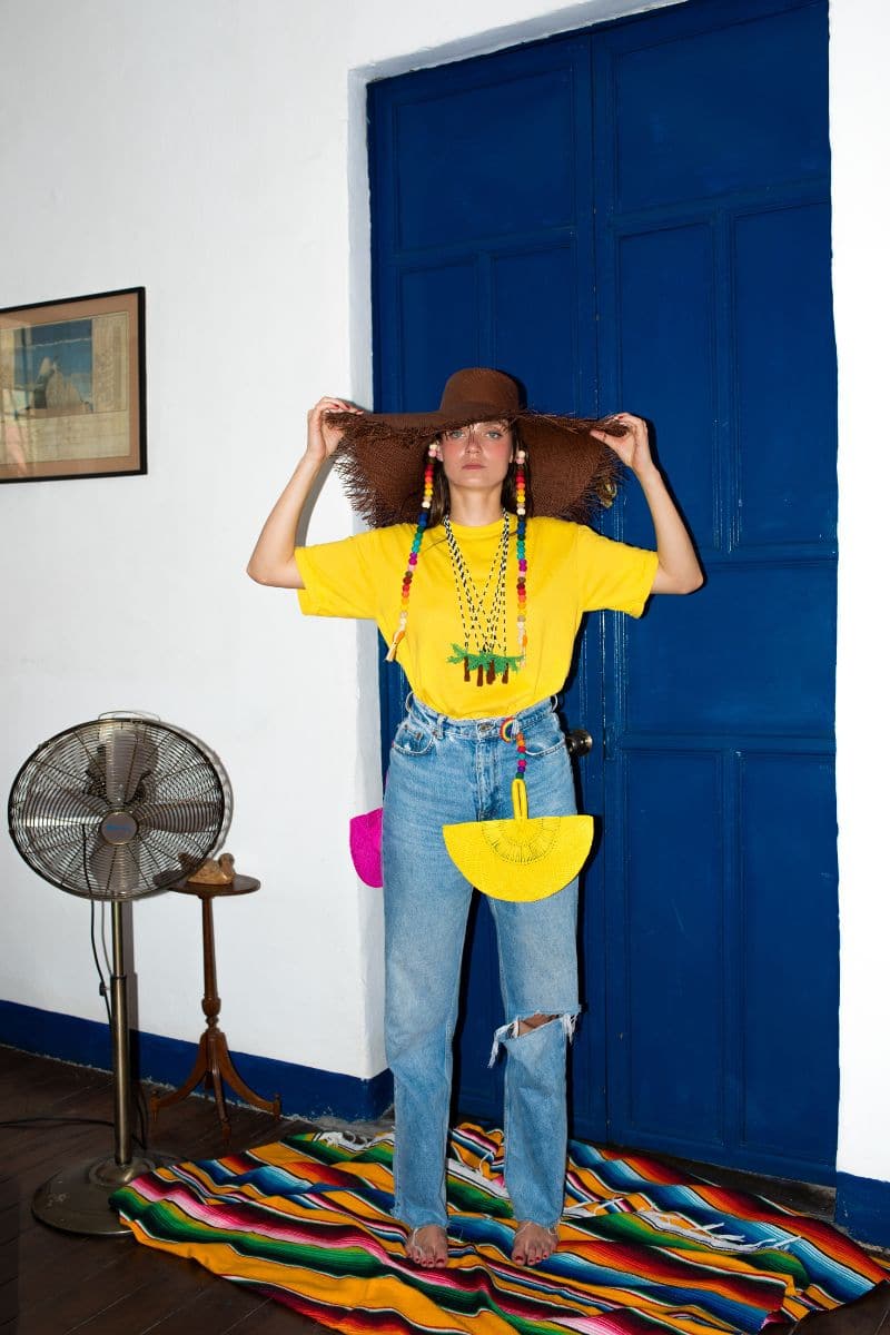 Pájara Pinta Holiday Iraca Palm Sun Hat in chocolate color, wide-brimmed straw hat for sun protection and stylish summer wear.
