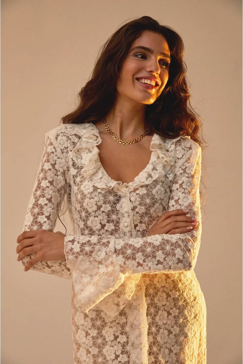 VESTIDO PALOMA IN WHITE - CULT MIA