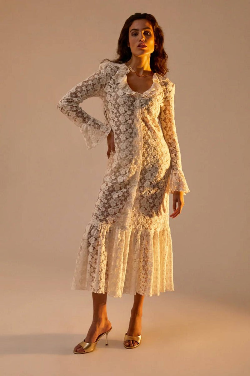 VESTIDO PALOMA IN WHITE - CULT MIA