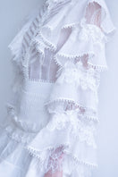 AISA pearl shirt with a classic collar and button-down front, featuring elegant pearl embellishments on soft fabric.