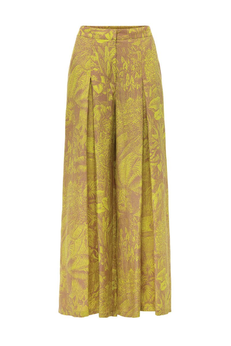 SERENGETI SILVA PLEATED PANTS - CULT MIA