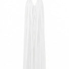 Elegant ivory Portobello maxi dress by Laura Escobar, flowing fabric with a relaxed fit and stylish neckline.