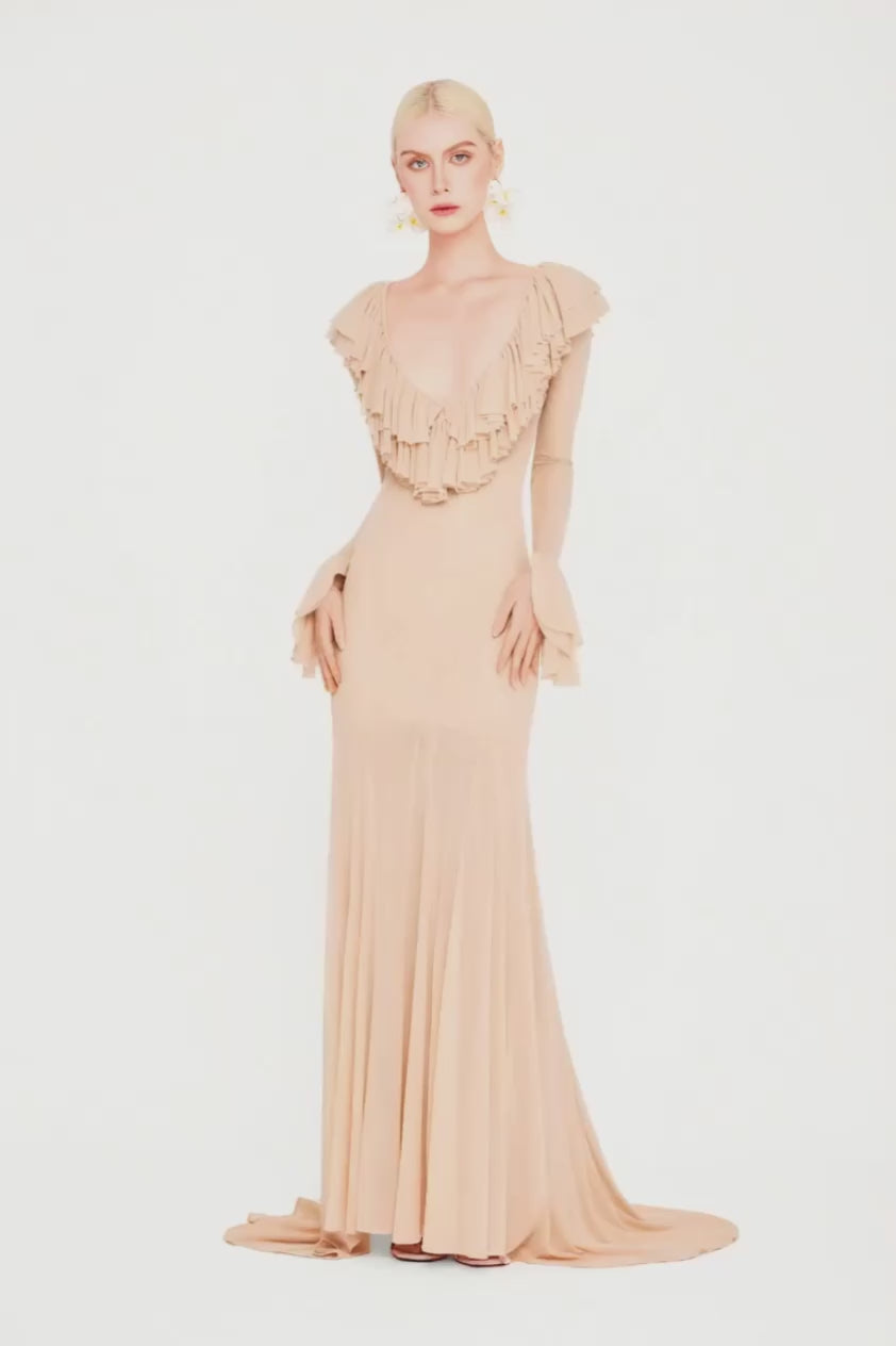 CULT MIA X VALENCIANI THE SERAPHINA MAXI DRESS