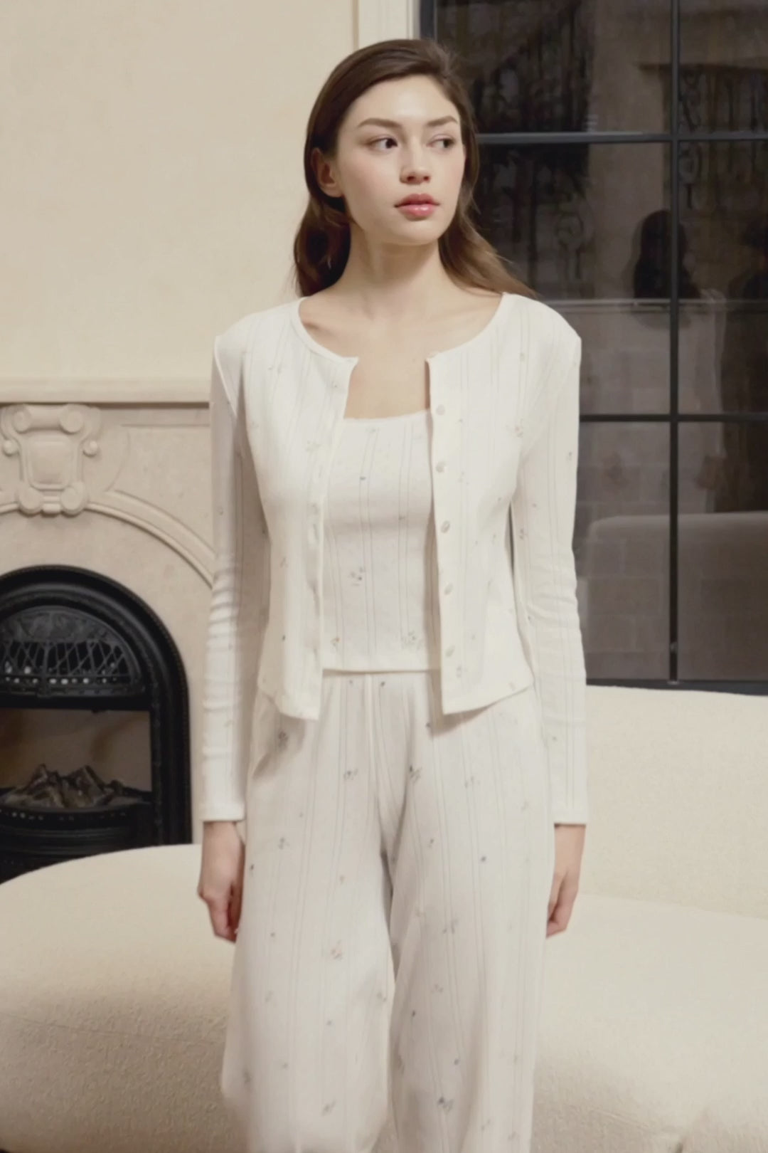 CARDIGAN EN MAILLE SWEET GARDEN POUR FEMME