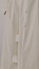 IVORY VELVET COAT