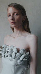ROBE CAPITEL EN TAUPE PIERRE
