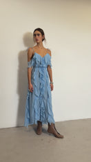 ROBE BLEUE CÔTE OUEST