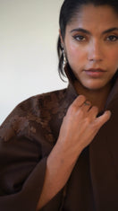 MANTEAU DÉTAIL ROSE MOCCHA