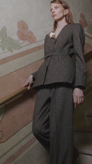 VESTE SECCESIA MARRON RICHE