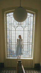 ROBE FOUET BLEU CÉLESTE