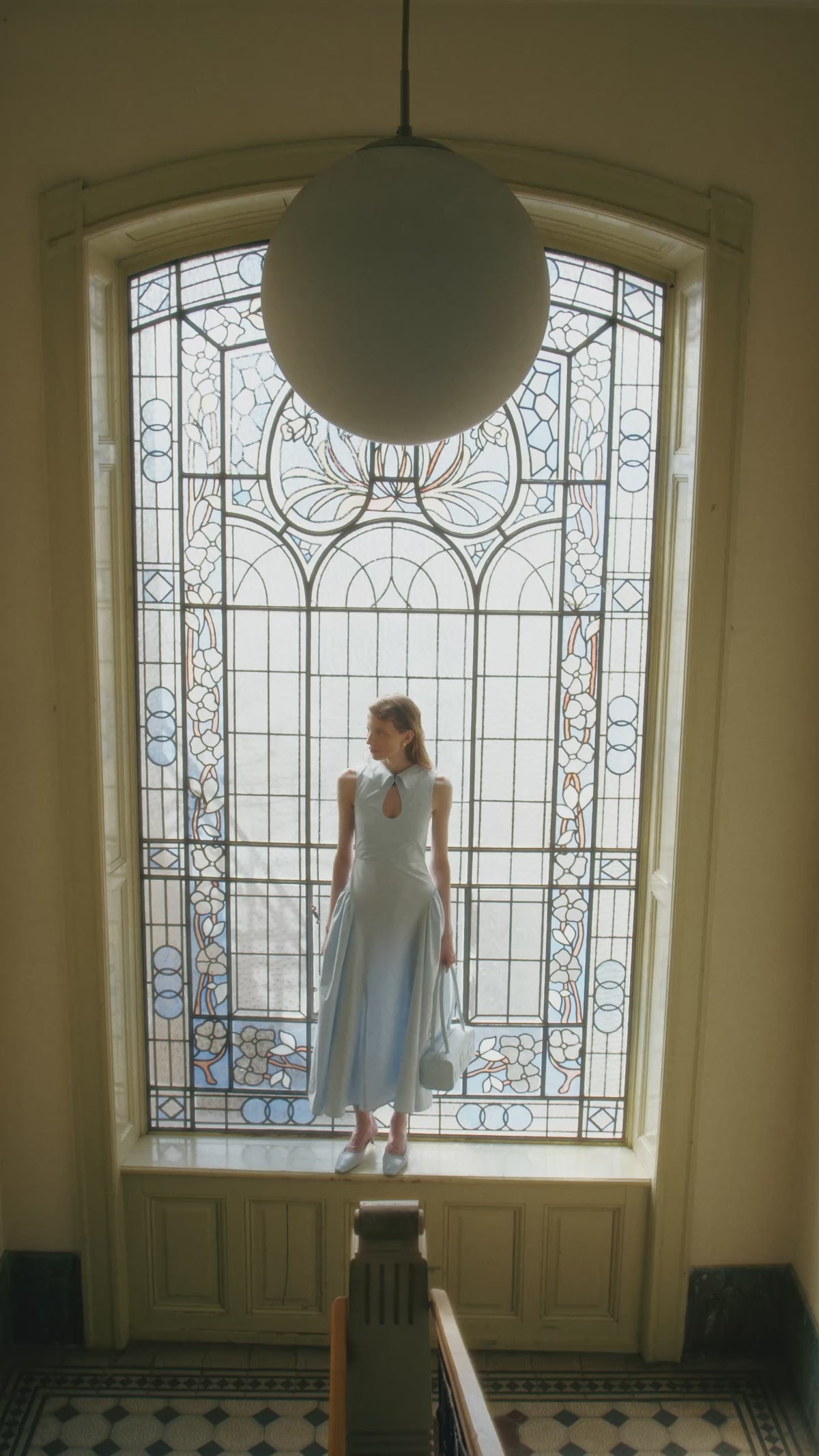 ROBE FOUET BLEU CÉLESTE