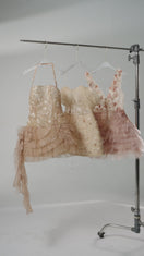 MIRABELLE TULLE DRESS IN BEIGE