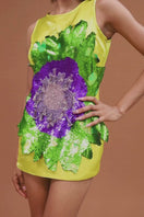 KIMI SEQUIN DRESS IN GREEN