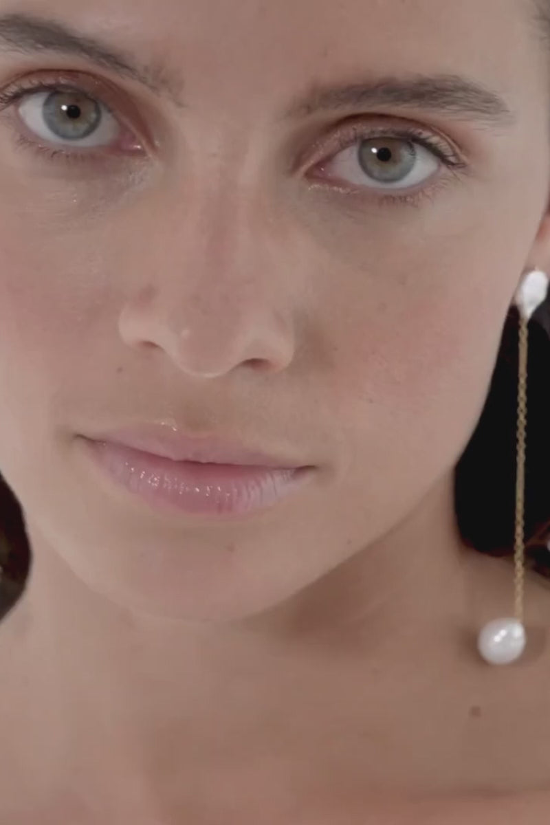 BOUCLES D'OREILLES DARA PERLES