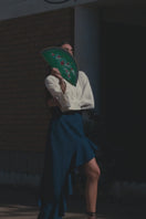 تنورة فيجا باللون الأزرق البحري