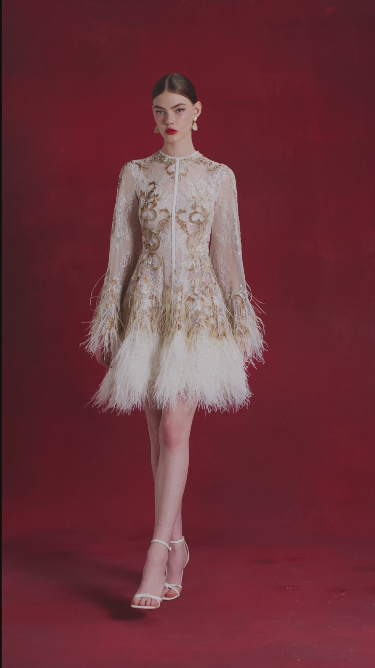 ROBE CYGNE IVOIRE