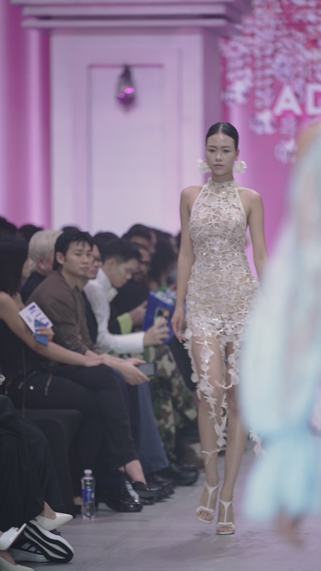 THE THALASSA HALTER DRESS IN IVORY
