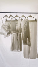 ENSEMBLE PANTALON DE PYJAMA ELLIPSE ORIGIN BLANC