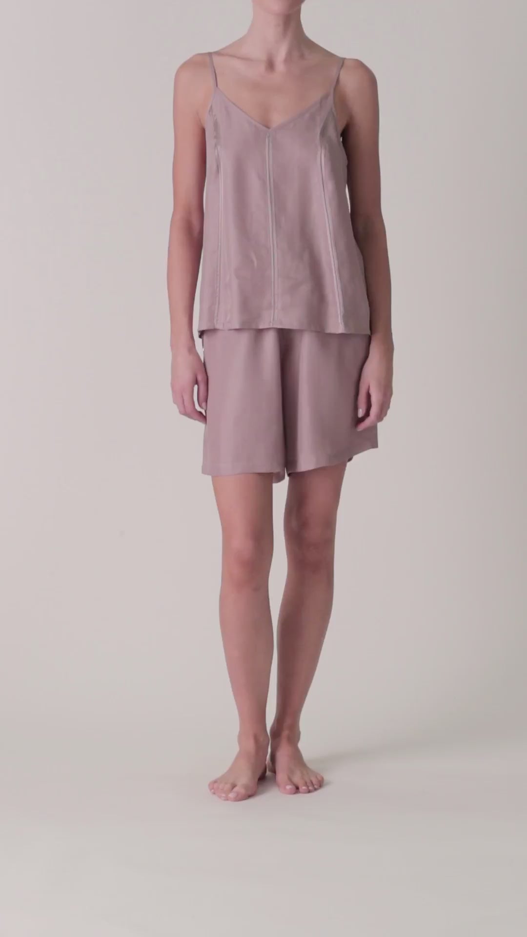 SHORT DE VILLE KACEY PAPERBAG COULEUR TÂCHES DE ROUSSEUR