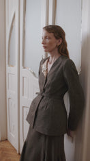 VESTE SECCESIA MARRON RICHE