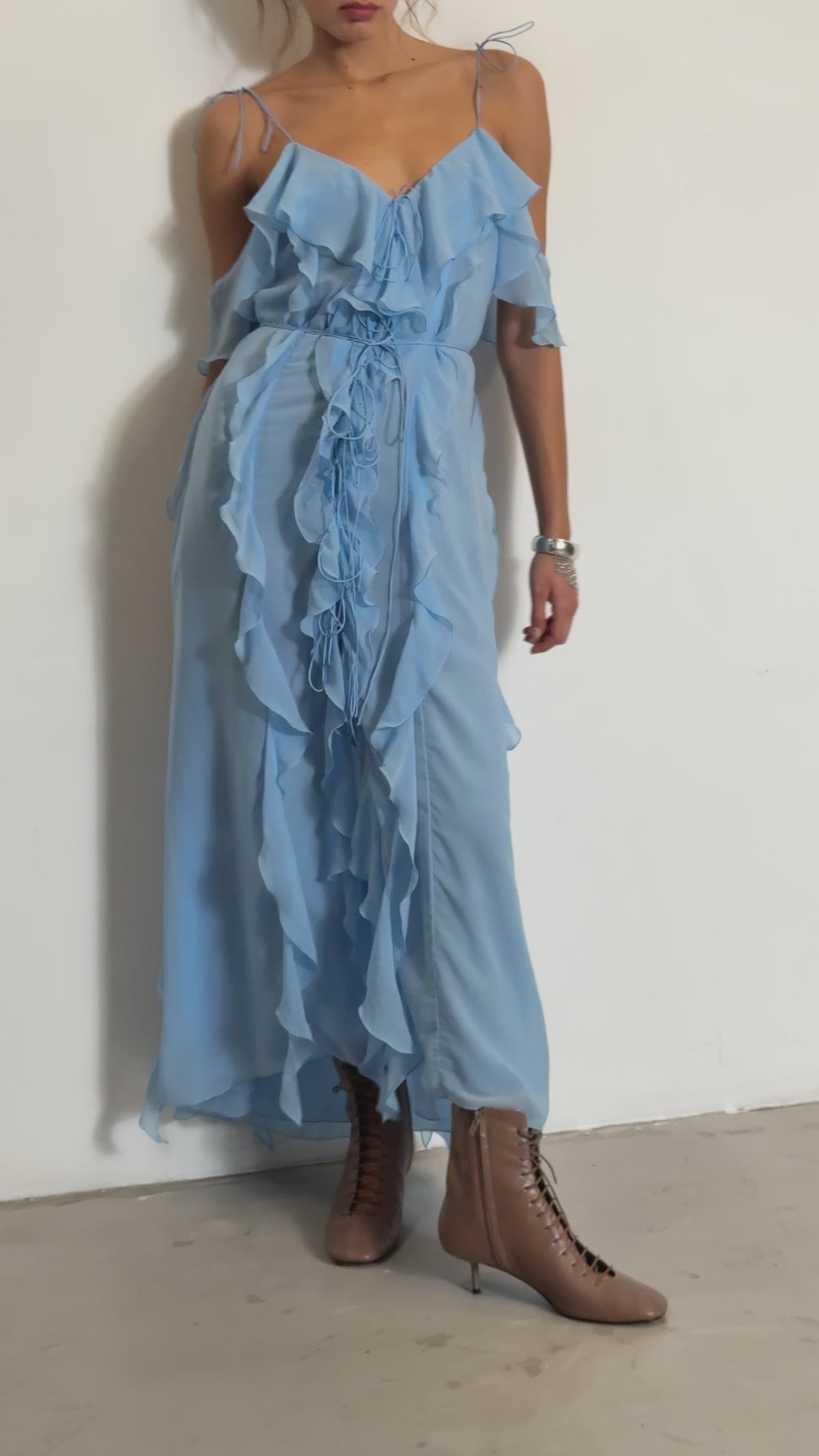 ROBE BLEUE CÔTE OUEST
