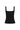 SQUARE NECK TANK TOP IN BLACK