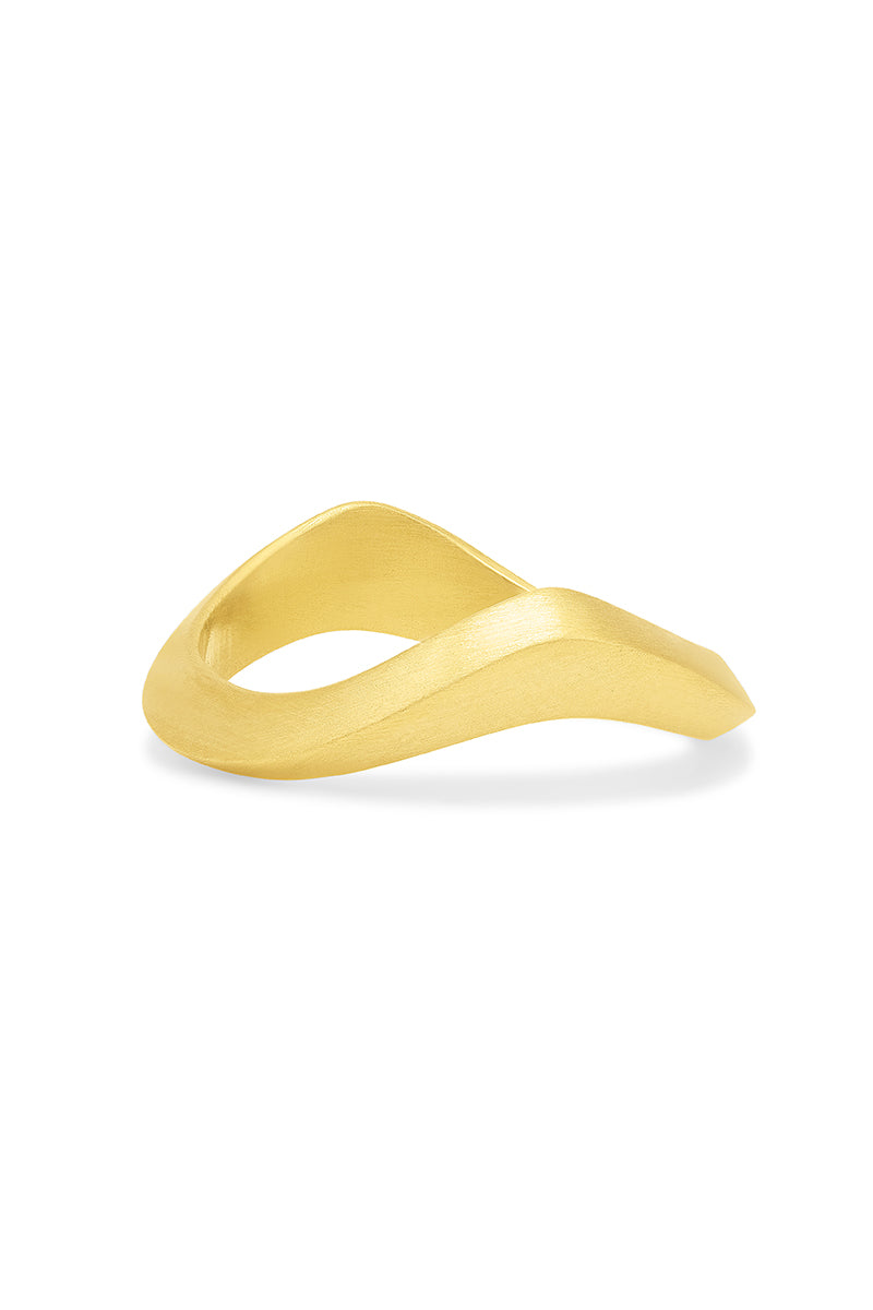 SAND RING IN GOLD - CULT MIA