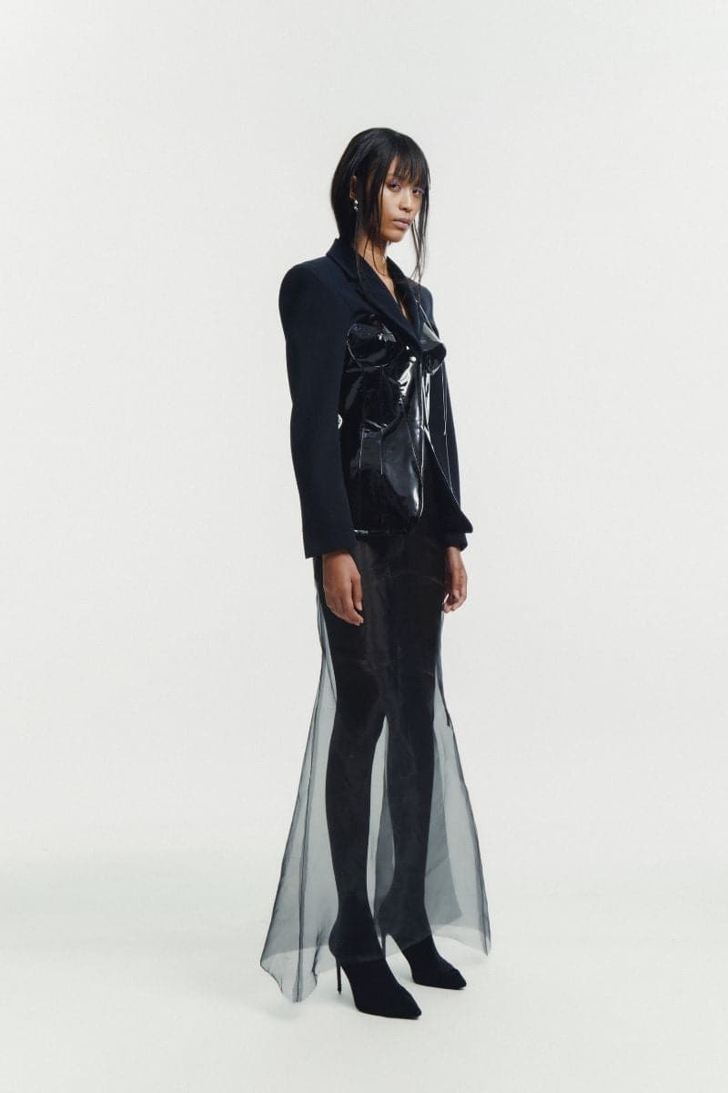 BLACK TAILORED CORSET JACKET | Sean Sheila | CULT MIA