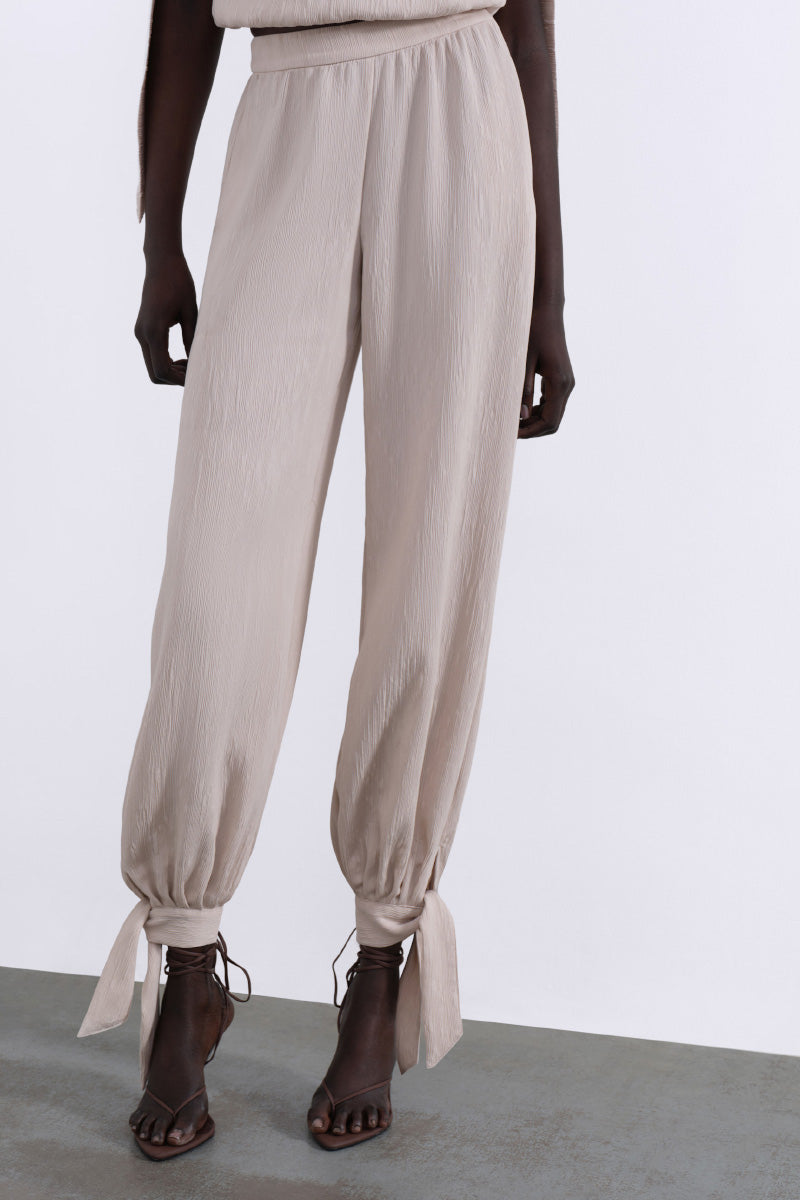SELIS BALLOON TROUSERS IN STONE