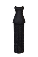Rayane Bacha Seren corset and lace co-ords set with intricate detailing, showcasing a stylish and elegant lingerie ensemble.
