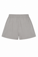 Tagg logo embroidered boxer shorts, casual men's shorts with detailed logo embroidery, comfortable waistband, and relaxed fit.