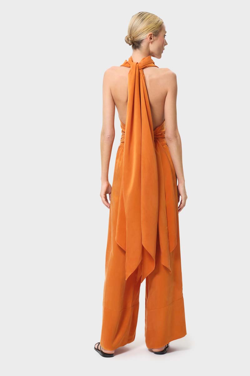 niLuu Sienna Sasha top shown from the back, featuring stylish design with a fitted silhouette and elegant detailing.