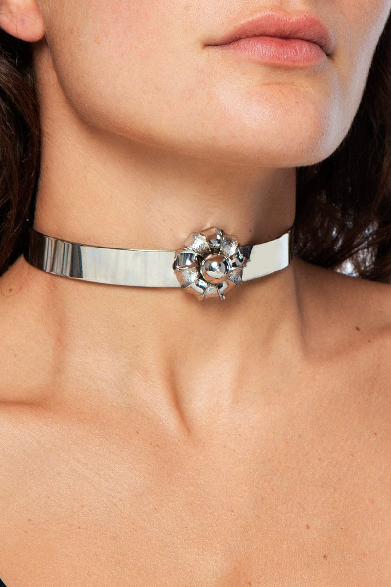 CAMELIA SILVER CHOKER | Silvia Gnecchi | CULT MIA