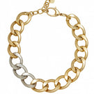 Gold chain necklace by Silvia Gnecchi, featuring a delicate, stylish design with a polished finish and versatile size.
