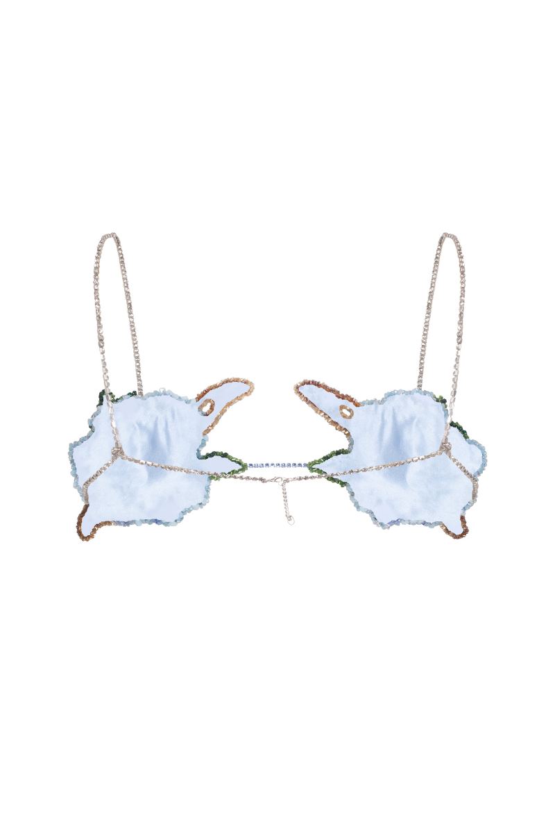 HANDMADE FLOWER EMBELLISHED BRA - CULT MIA