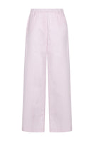 Pink TAGG pants with an elastic waistband, casual and comfortable, featuring a relaxed fit perfect for lounging or everyday wear.