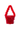 RED ATACAMA BEADED TOP HANDLE BAG | Tam Illi | CULT MIA