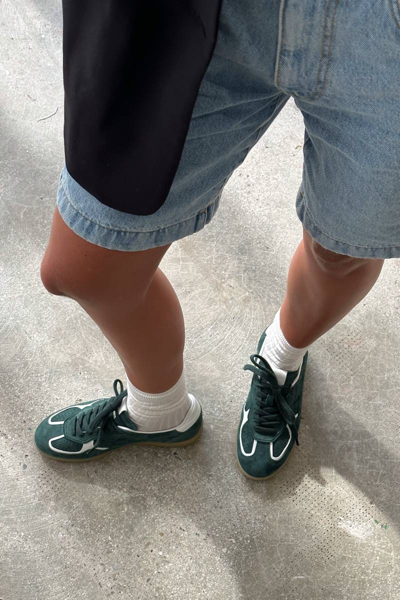 TB.490 SNEAKERS IN FOREST GREEN - CULT MIA