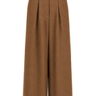 Izakova Tessa brown pants showing a relaxed fit and stylish design, made from comfortable fabric for casual wear.