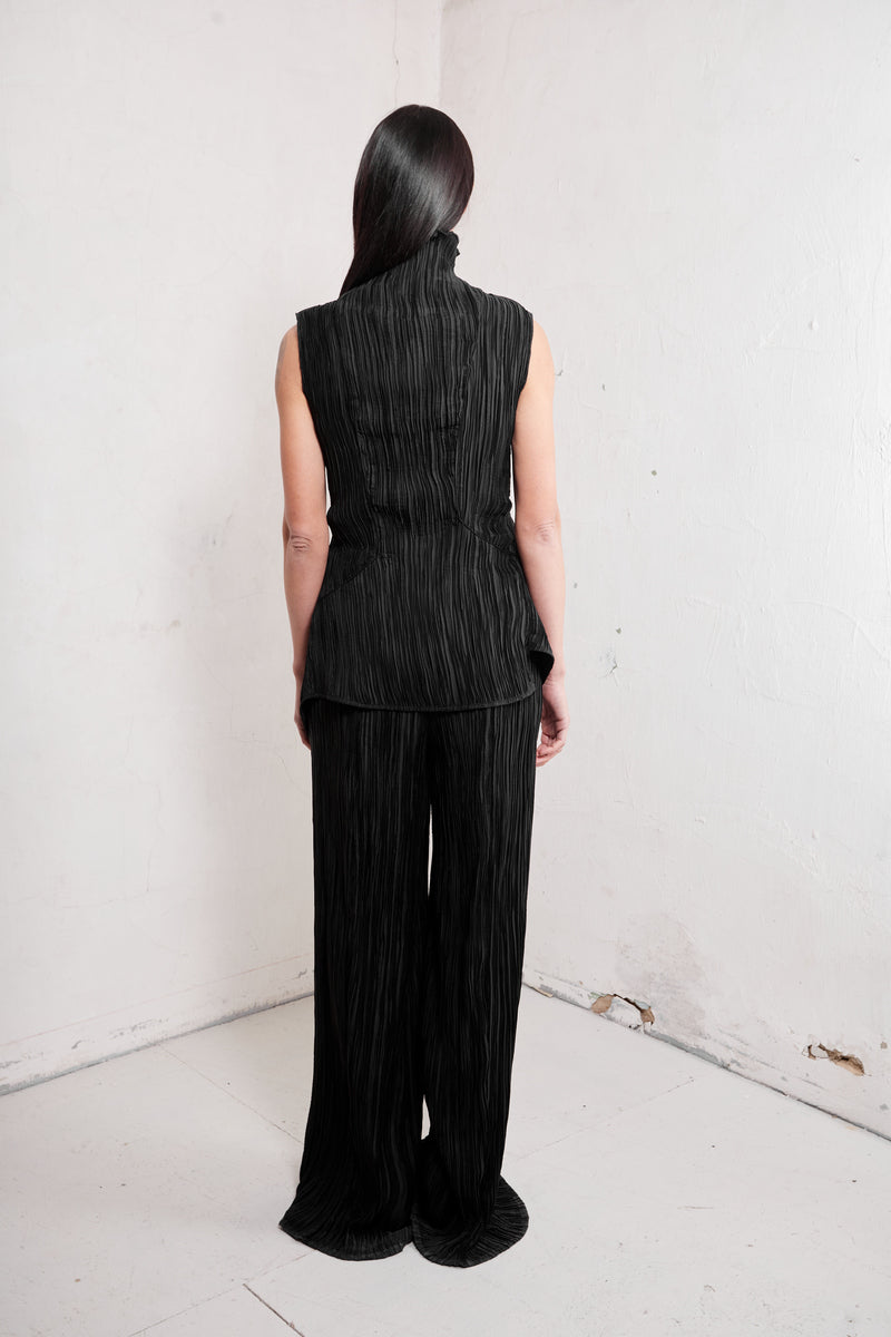 FLORENCE PLEATED COLUMN PANTS - CULT MIA