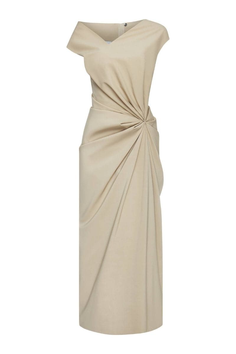 BEIGE TONYY STORM MAXI DRESS | TONYY | CULT MIA