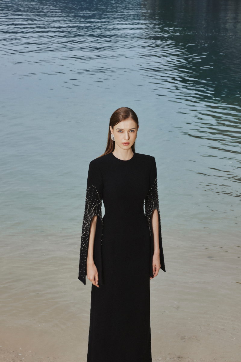 SLIT-SLEEVE BODYCON DRESS | CULT MIA | Tracy Studio SLIT-SLEEVE BODYCON DRESS | CULT MIA | Tracy Studio