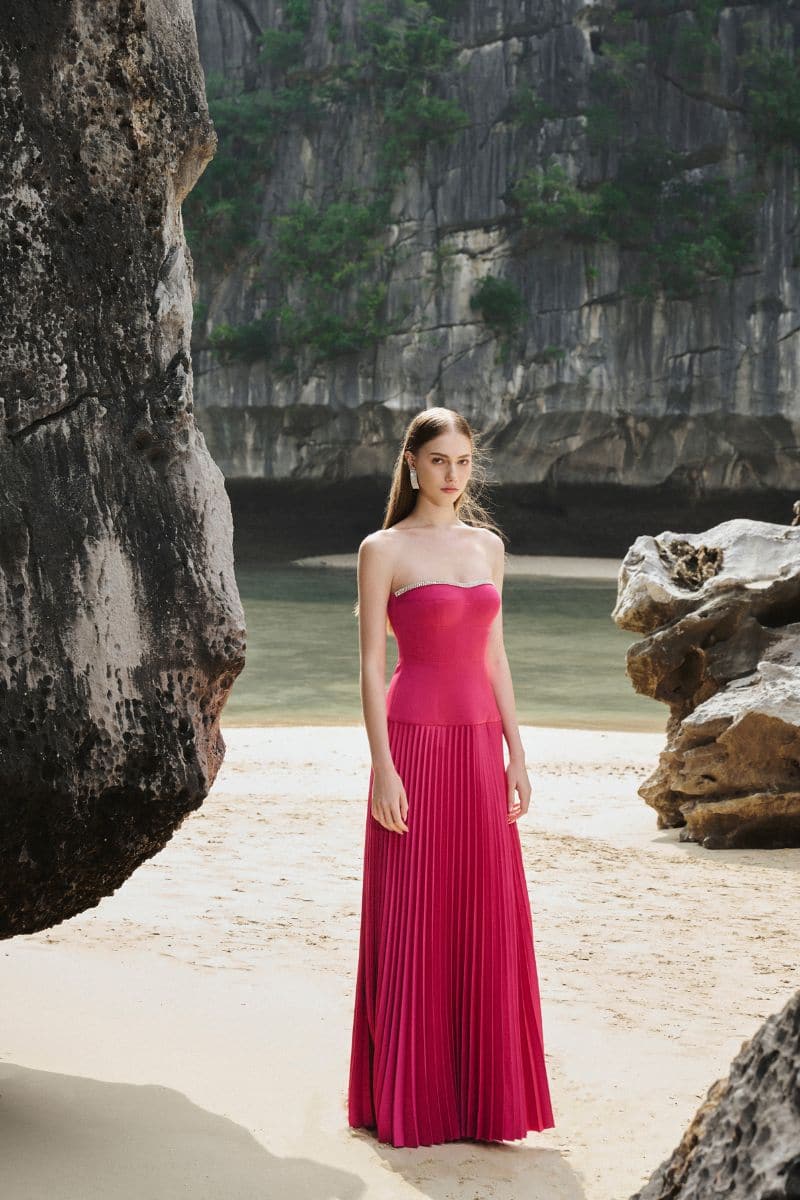 Tracy Studio SPAGHETTI STRAP PLEATED MAXI DRESS | Cult Mia Tracy Studio SPAGHETTI STRAP PLEATED MAXI DRESS | Cult Mia