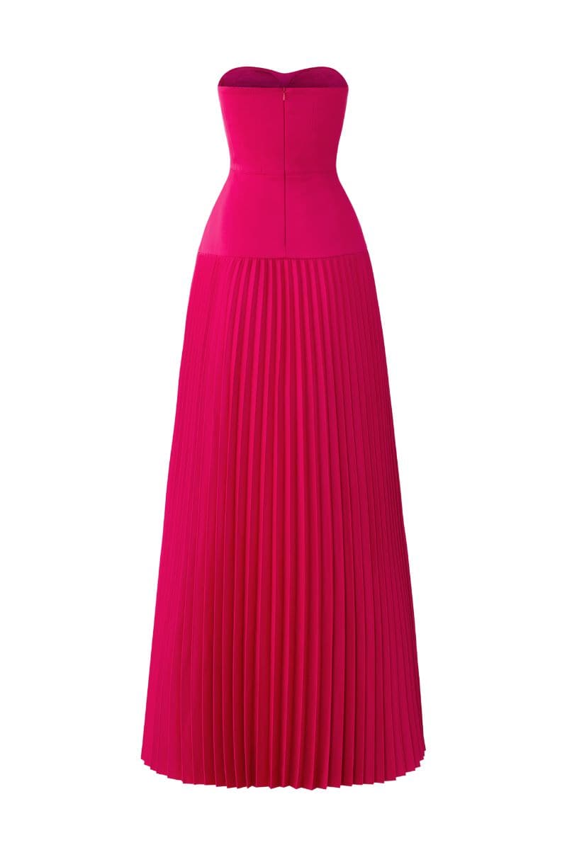 SPAGHETTI STRAP PLEATED MAXI DRESS | Tracy Studio | CULT MIA