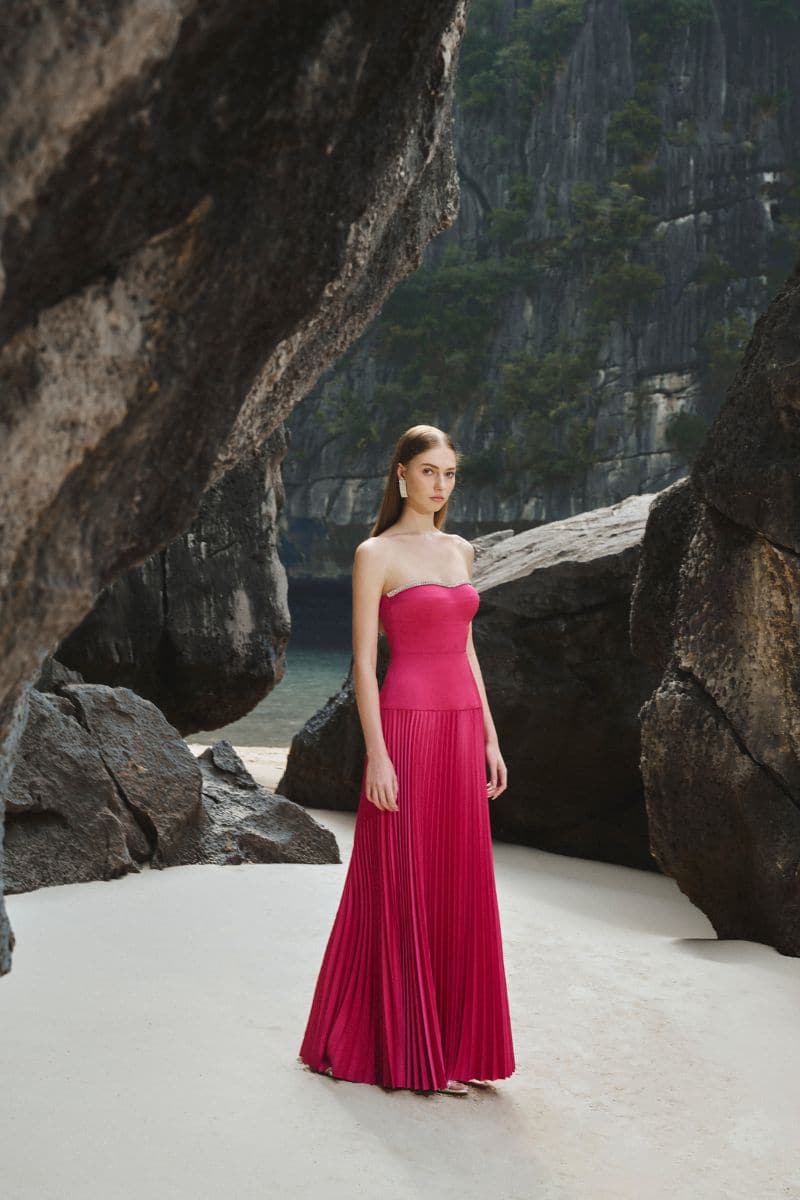 Tracy Studio Spaghetti Strap Pleated Maxi Dress | Cult Mia Tracy Studio Spaghetti Strap Pleated Maxi Dress | Cult Mia