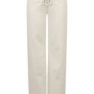 Cream contrast Mikey straight leg jeans by TT Studios, shown with a relaxed fit and classic denim style.