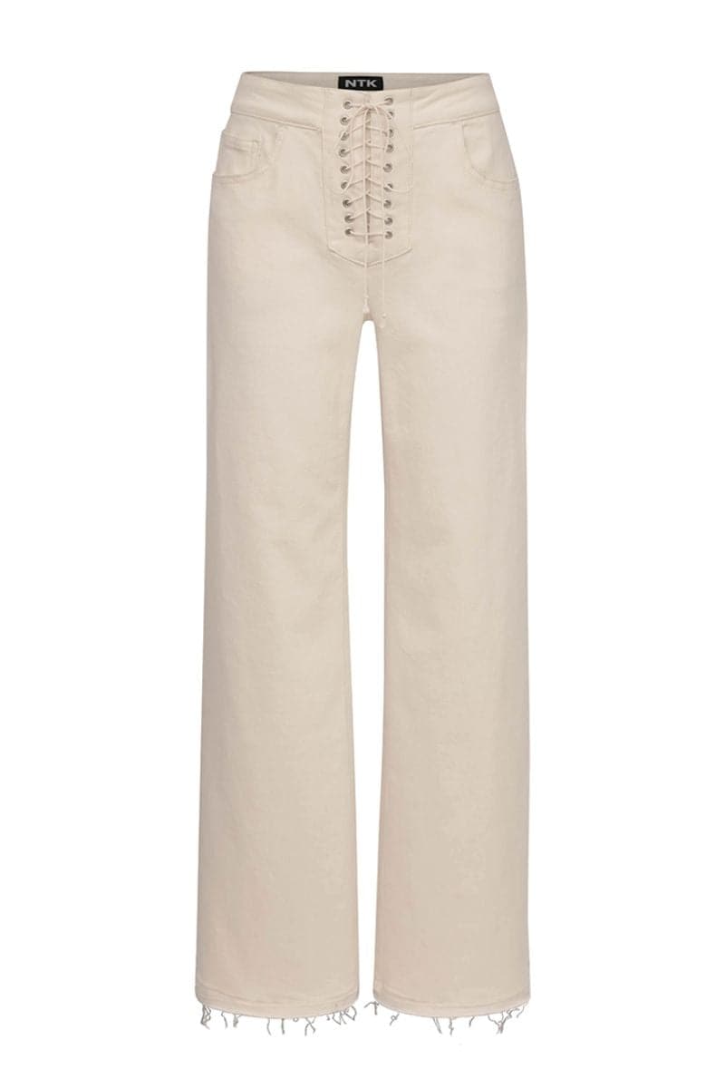 CREAM MIKEY STRAIGHT LEG JEANS | NTK | CULT MIA
