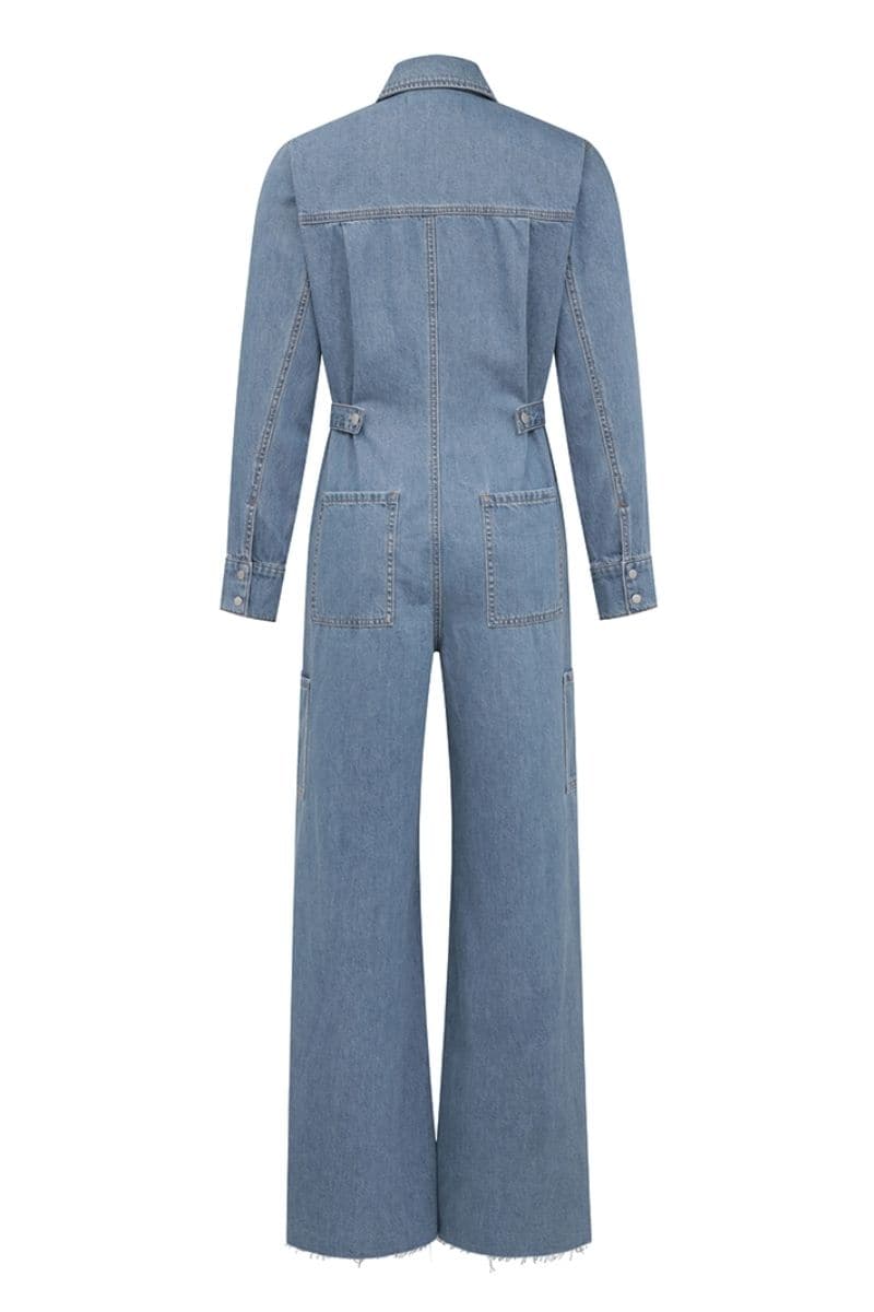 DEANNA UNION SQ DENIM JUMPSUIT | NTK | CULT MIA