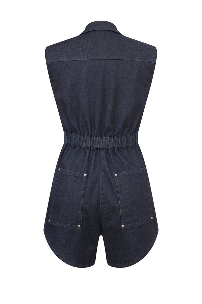 ISABELLE PARK PL DENIM ROMPER | NTK | CULT MIA
