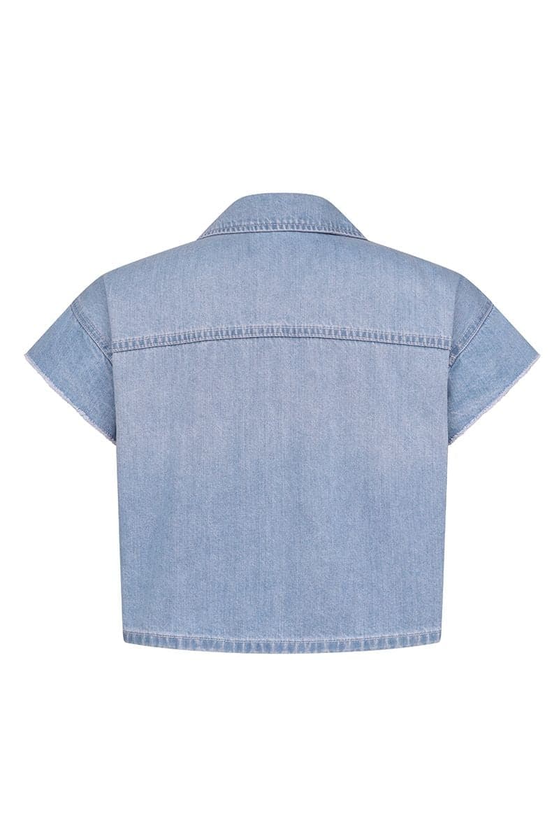 LINDSEY SOUTH ST DENIM TOP | NTK | CULT MIA